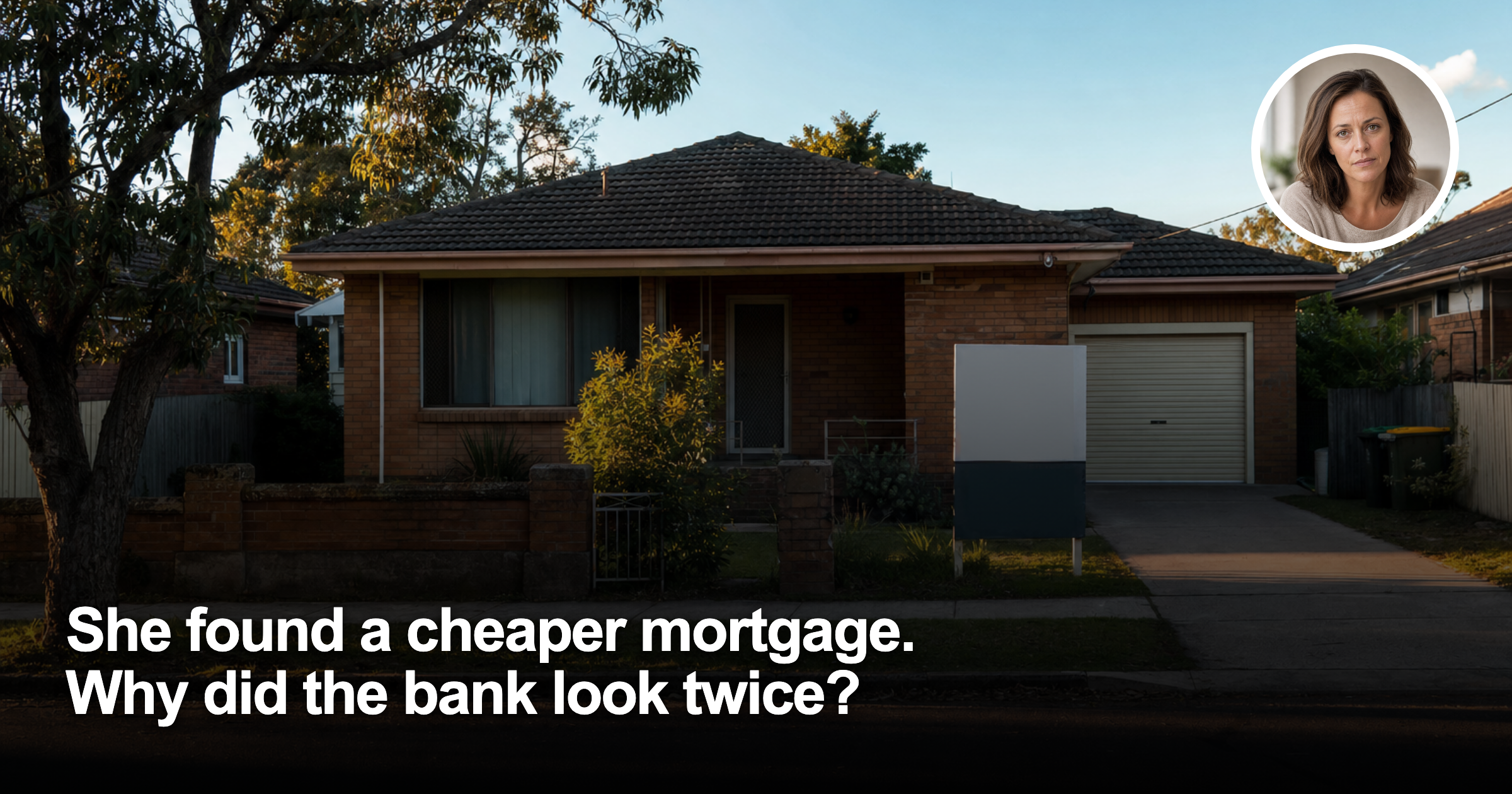 Australian suburban house used to illustrate a mortgage valuation and lending story