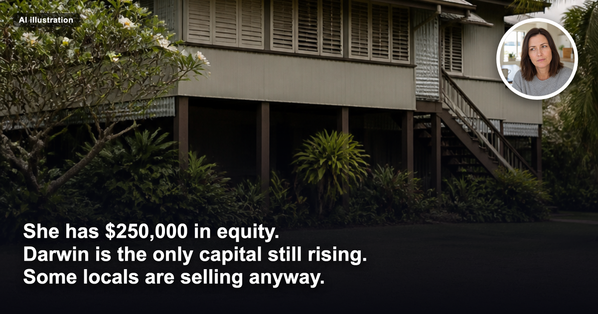 Darwin is the only capital where prices are still rising. So why are some locals selling?