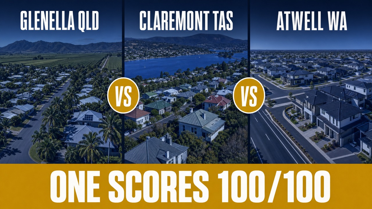 Glenella vs Claremont vs Atwell: Which Suburb Scores 100/100?