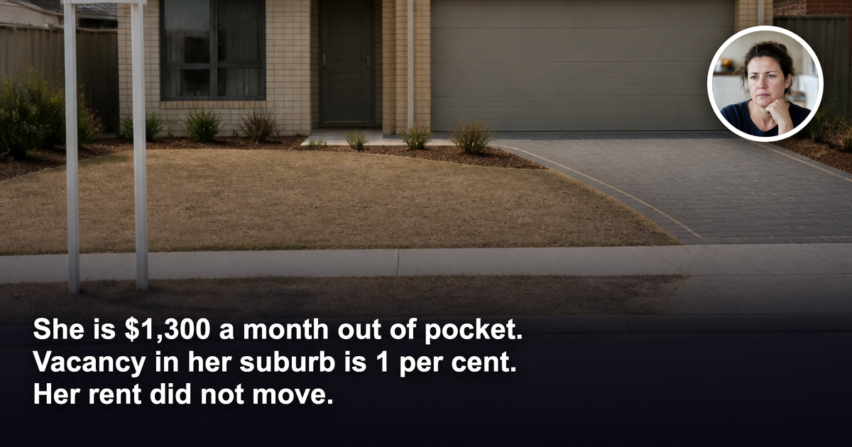 Her plan needed rent to rise $40 a week every year. Domain says capital city house rents just stopped at $700.